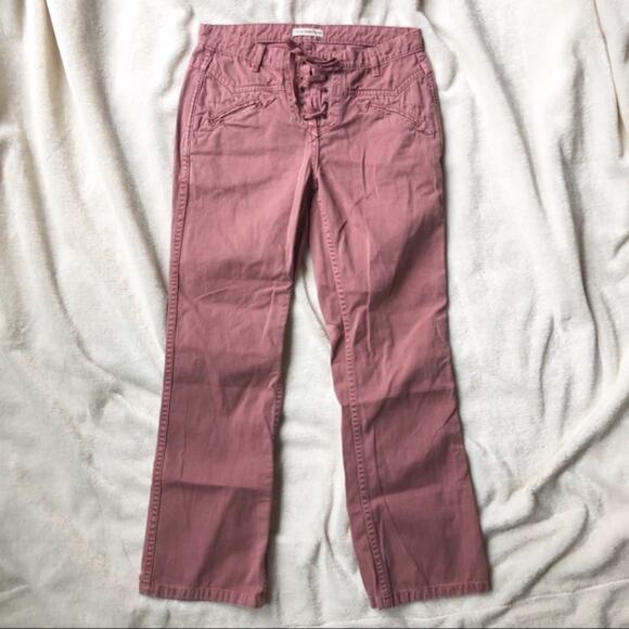 Ulla Johnson Patria Lace Up Trousers in Rose - Picture 2 of 5